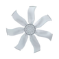 Front view FN080-VDQ.7Q.V5P7 ZIEHL-ABEGG Axial Fan