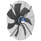 Front view FN080-ZII.GL.V7P3 ZIEHL-ABEGG Axial Fan