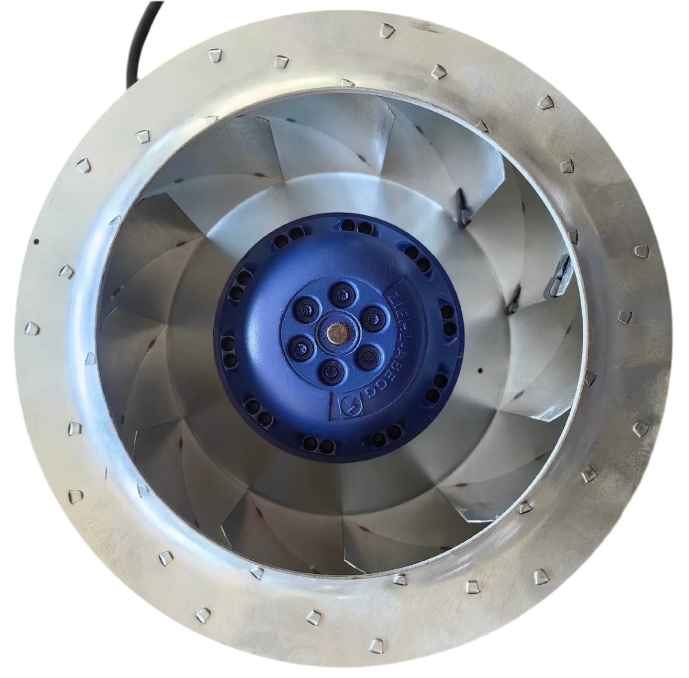 Front view RH22L-2EP.WC.4R  ZIEHL-ABEGG centrifugal fan