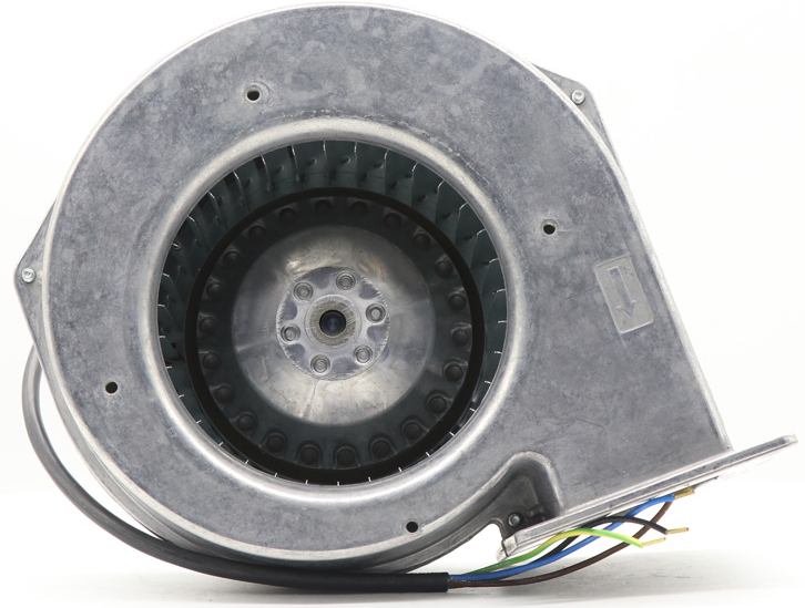 G2E133-DN77-29 ebm-papst centrifugal fan back view