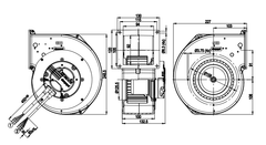 G3G146-AB54-01 ebm papst centrifugal fan Motor M3G074-CF