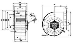 G4D250-EC10-03 ebm papst centrifugal fan Motor M4D094-HA