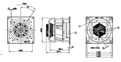 K3G400-PA27-71 ebm papst fan 380V
