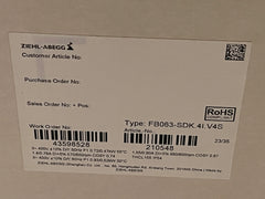 Lable of FB063-SDK.4I.V4S ZIEHL-ABEGG Axial Fan