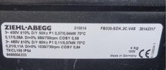 Nameplate of FB035-SDK.2C.V4S  ZIEHL-ABEGG Axial Fan
