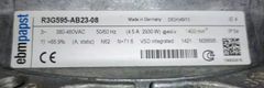 Nameplate of R3G595-AB23-08 ebm-papst centrifugal fan
