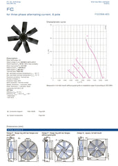 Parameters FC056-6DT.4F.3 ZIEHL-ABEGG Axial Fan
