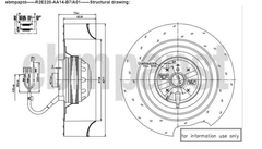 Ebm-Papst R2E220-AA14-B7/A01 Centrifugal Fan