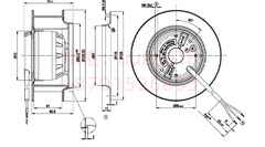 R2S133-AE17-43 ebm papst centrifugal fan