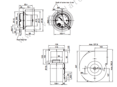 R3G140-AV19-02 Ebm-papst centrifugal fan