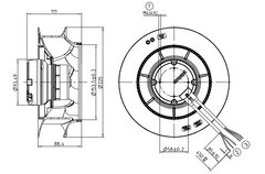 R3G225-8317075812 Ebm-Papst 115W Motor M3G055-CF