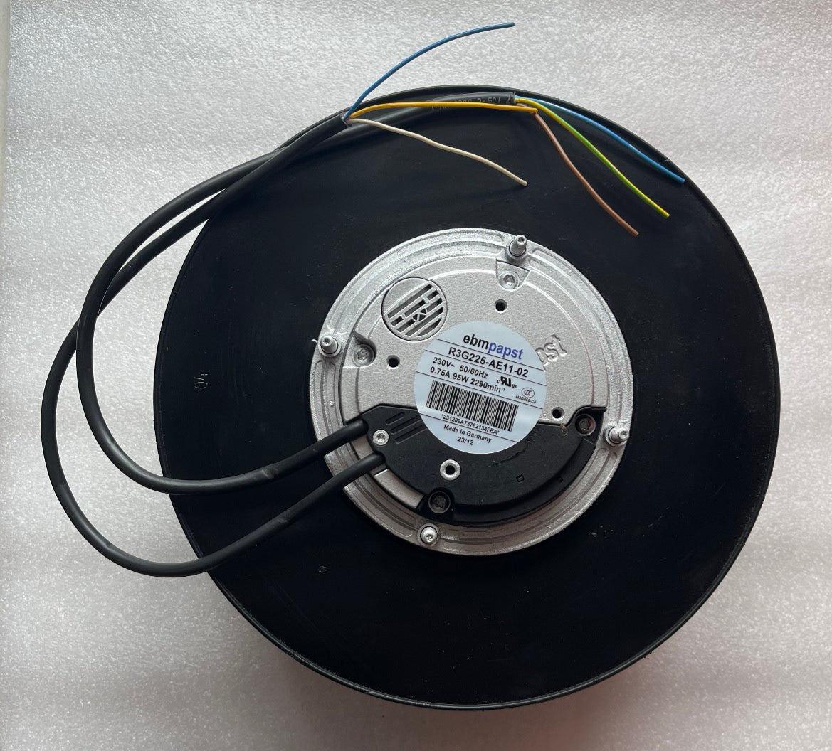 R3G225-AE11-02 ebm-papst centrifugal fan front view