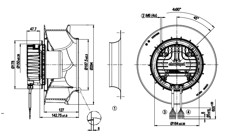 R3G280-RR03-H1 ebm papst FAN