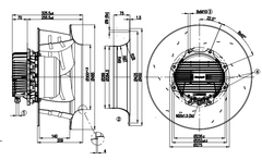 R3G450-AT14-13 ebm papst centrifugal fan Motor M3G150-FF