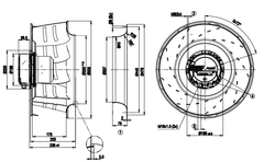 R3G500-AF32-11 ebm papst centrifugal fan