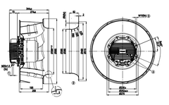 R3G500-AG10-13 Ebm-papst centrifugal fan