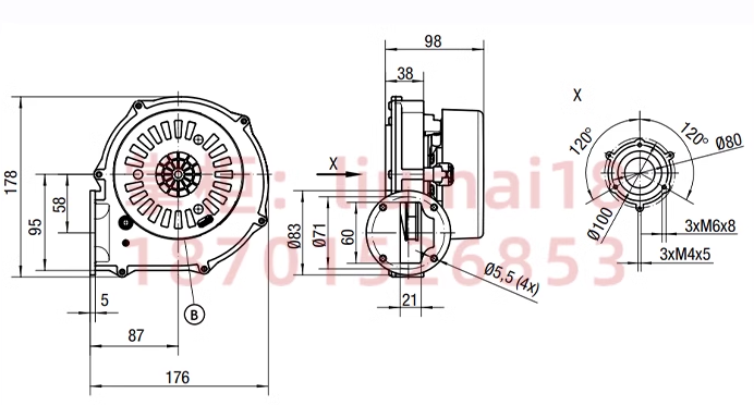 RG130/0800-3612-010212 ebm papst 230V