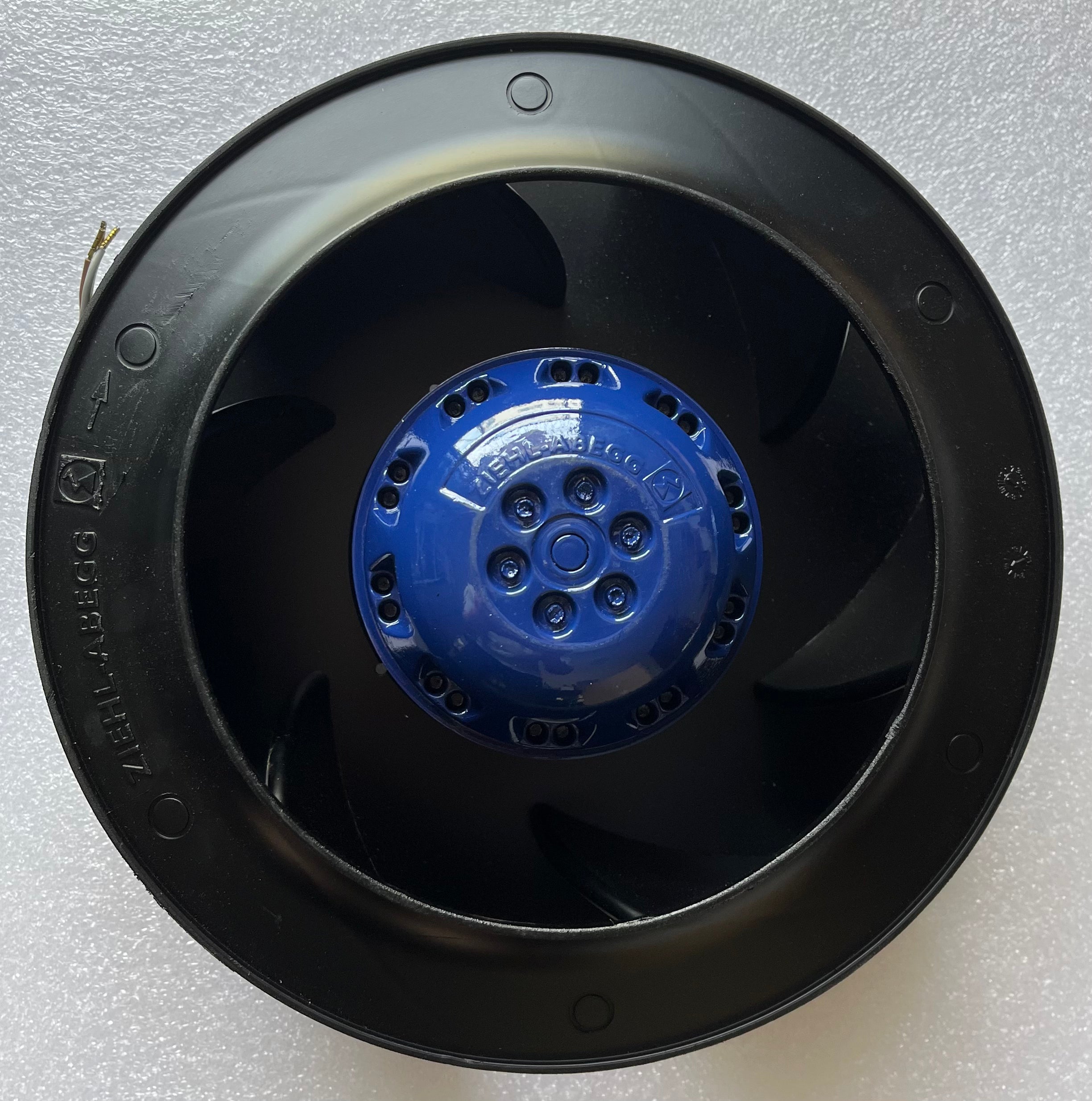 RH22V-2EP.WC.1R ZIEHL-ABEGG centrifugal fan back view