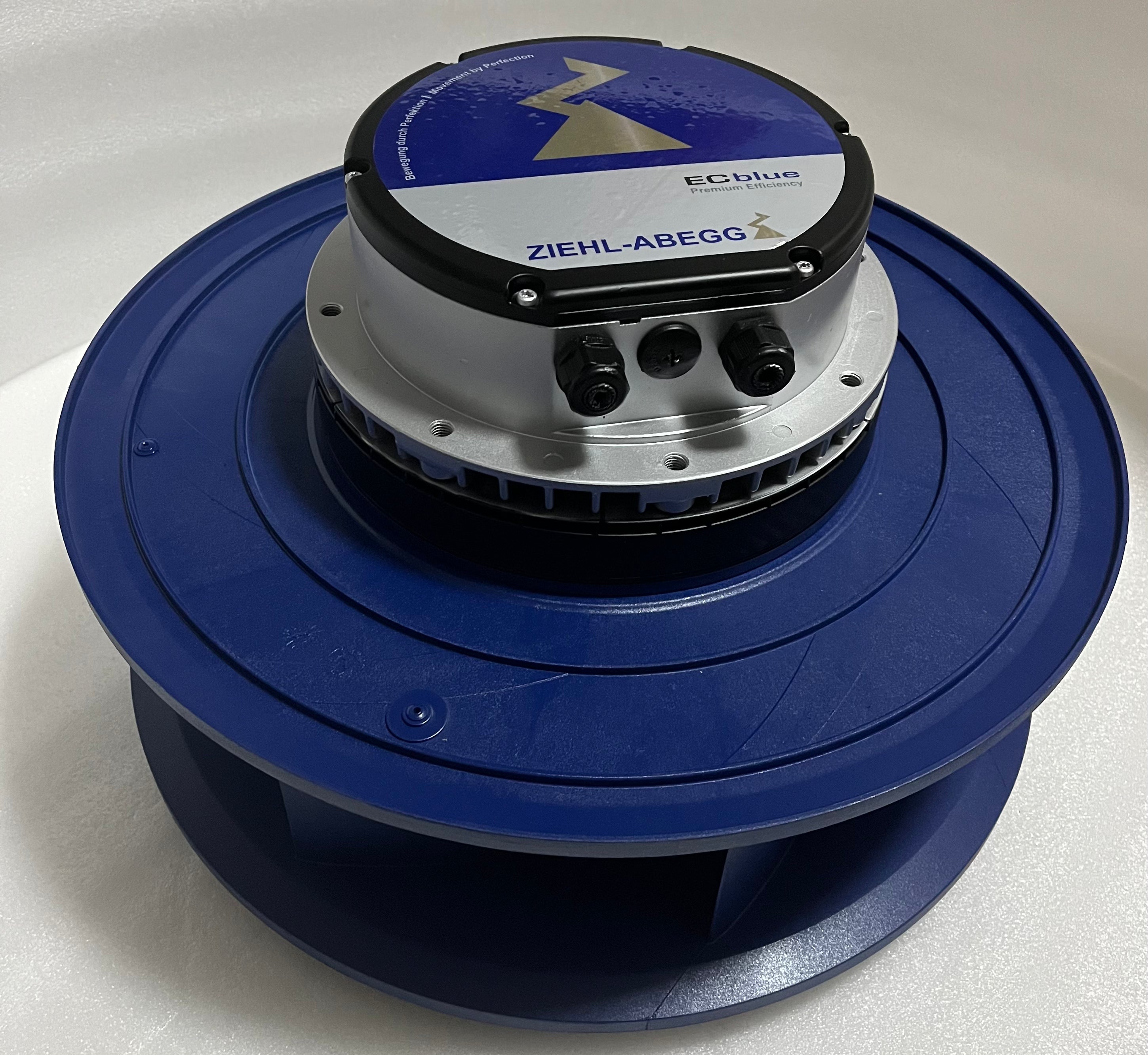 RH45C-ZID.GG.CR ZIEHL-ABEGG centrifugal fan TOP VIEW