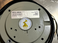 RH45M-4EK.4I.1R ZIEHL-ABEGG centrifugal fan nameplate