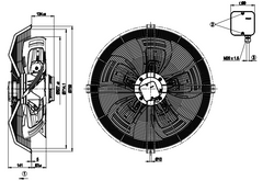 S4D630-AD01-01 ebm-papst  Fan 400V 4.95A