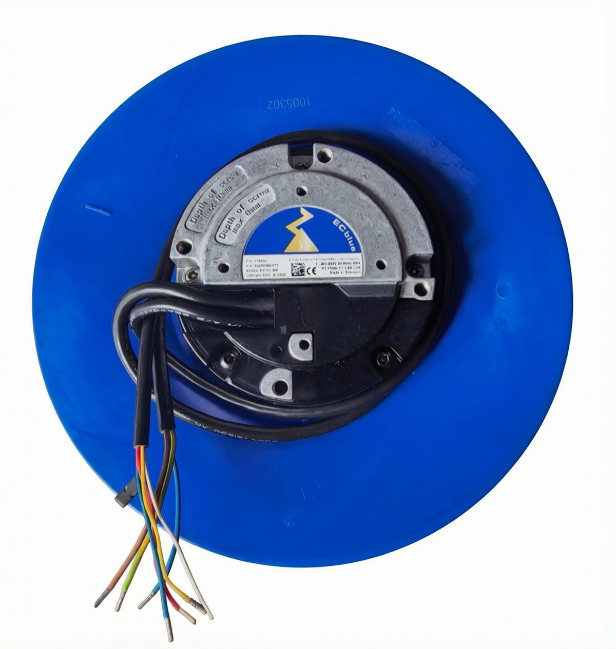 Top view of MK055-4IP.07.RK ZIEHL-ABEGG Centrifugal Fan