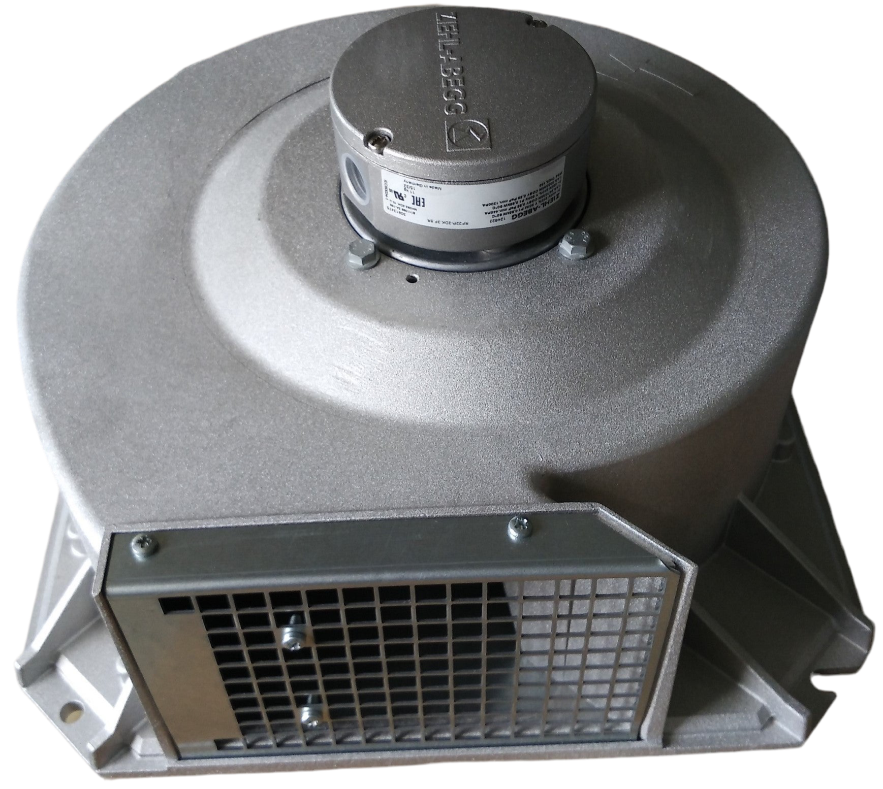 ZIEHL-ABEGG RF22P-2DK.3F.5R Centrifugal Fan right side view