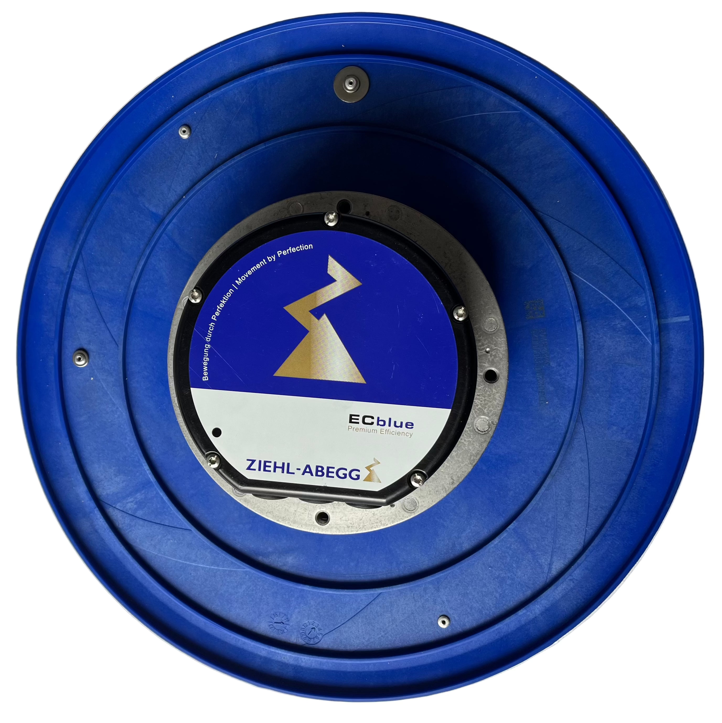 ZIEHL-ABEGG RH40C-ZID.GG.CR centrifugal fan front view