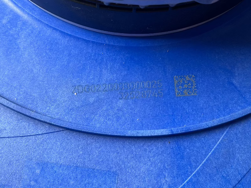 ZIEHL-ABEGG RH40C-ZID.GG.CR centrifugal fan right side view
