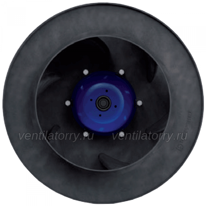back view of GR35V-ZIK.DC.1R Ziehl-Abegg Centrifugal fan