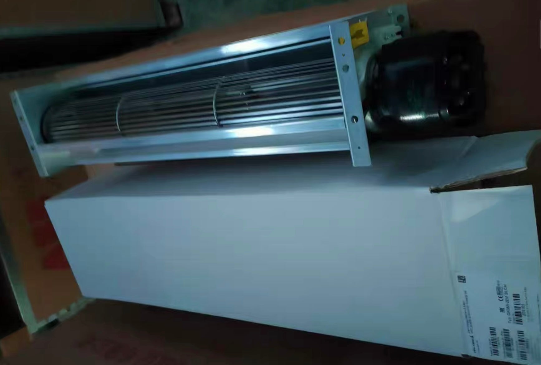 back view of QK08B-2EM.50.CH ZIEHL-ABEGG Crossflow fan