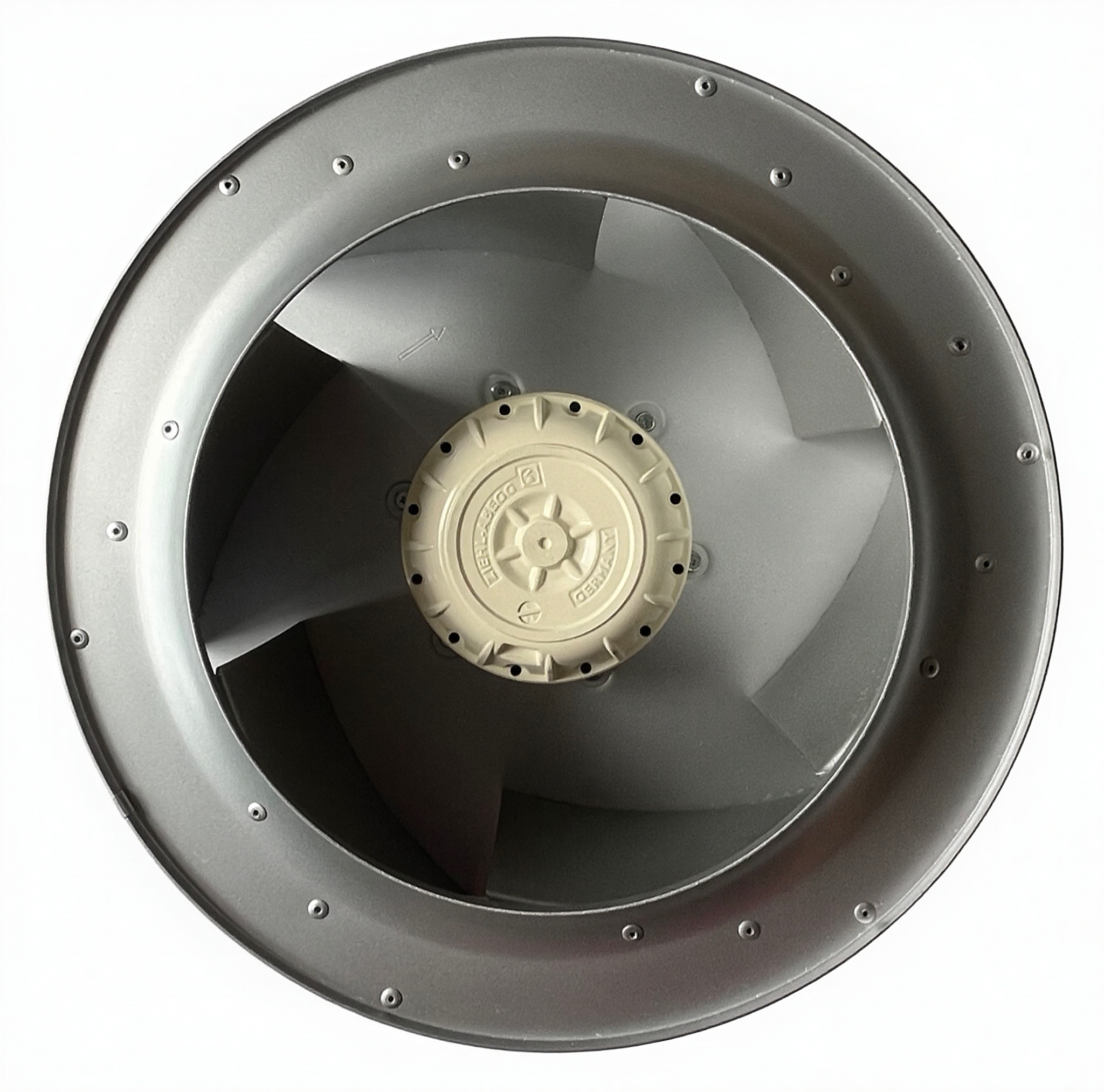 back view of RH40A-4EK.4I.1R ZIEHL-ABEGG centrifugal fan