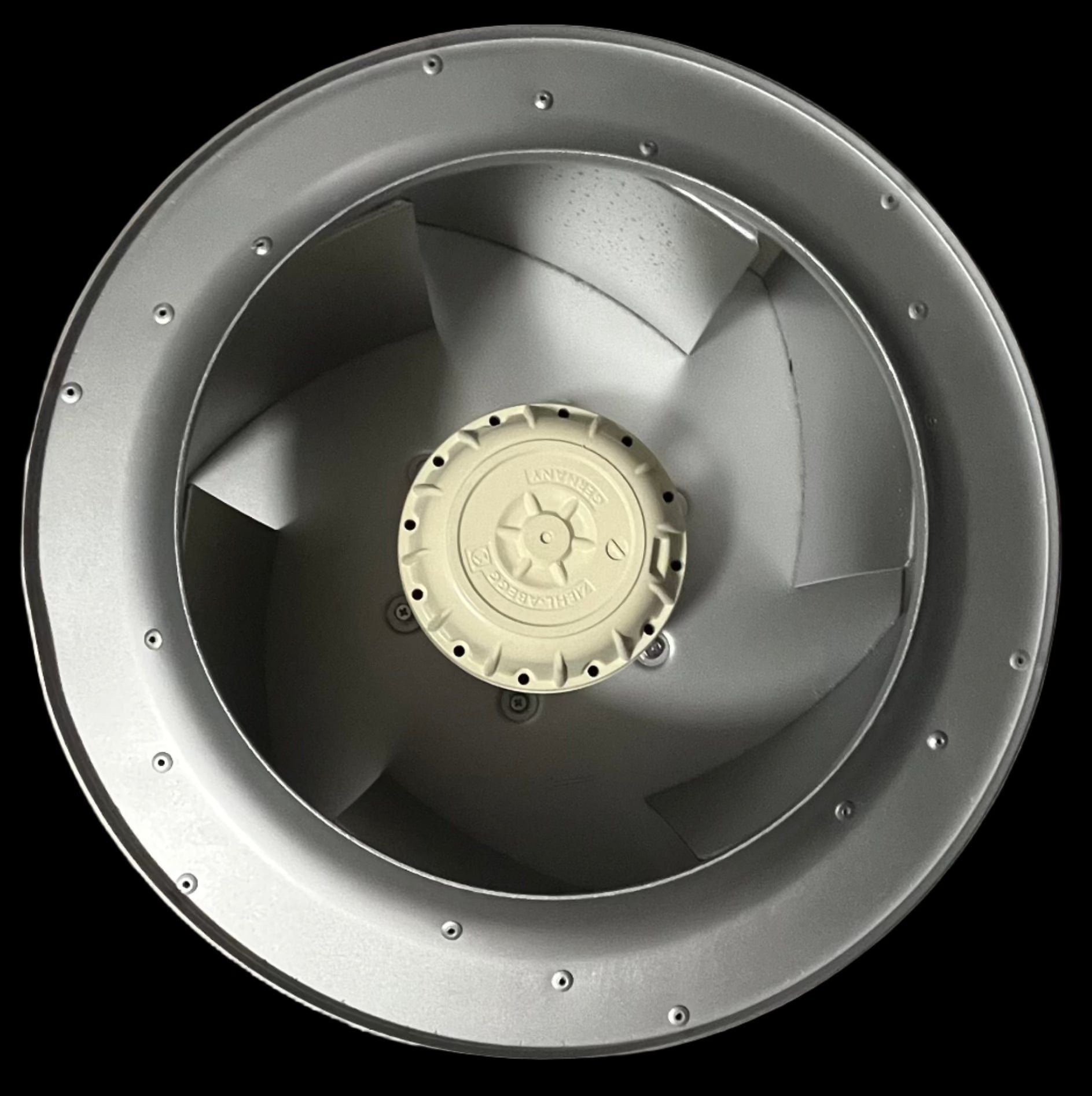 back view of RH40M-4EK.41.1R ZIEHL-ABEGG centrifugal fan