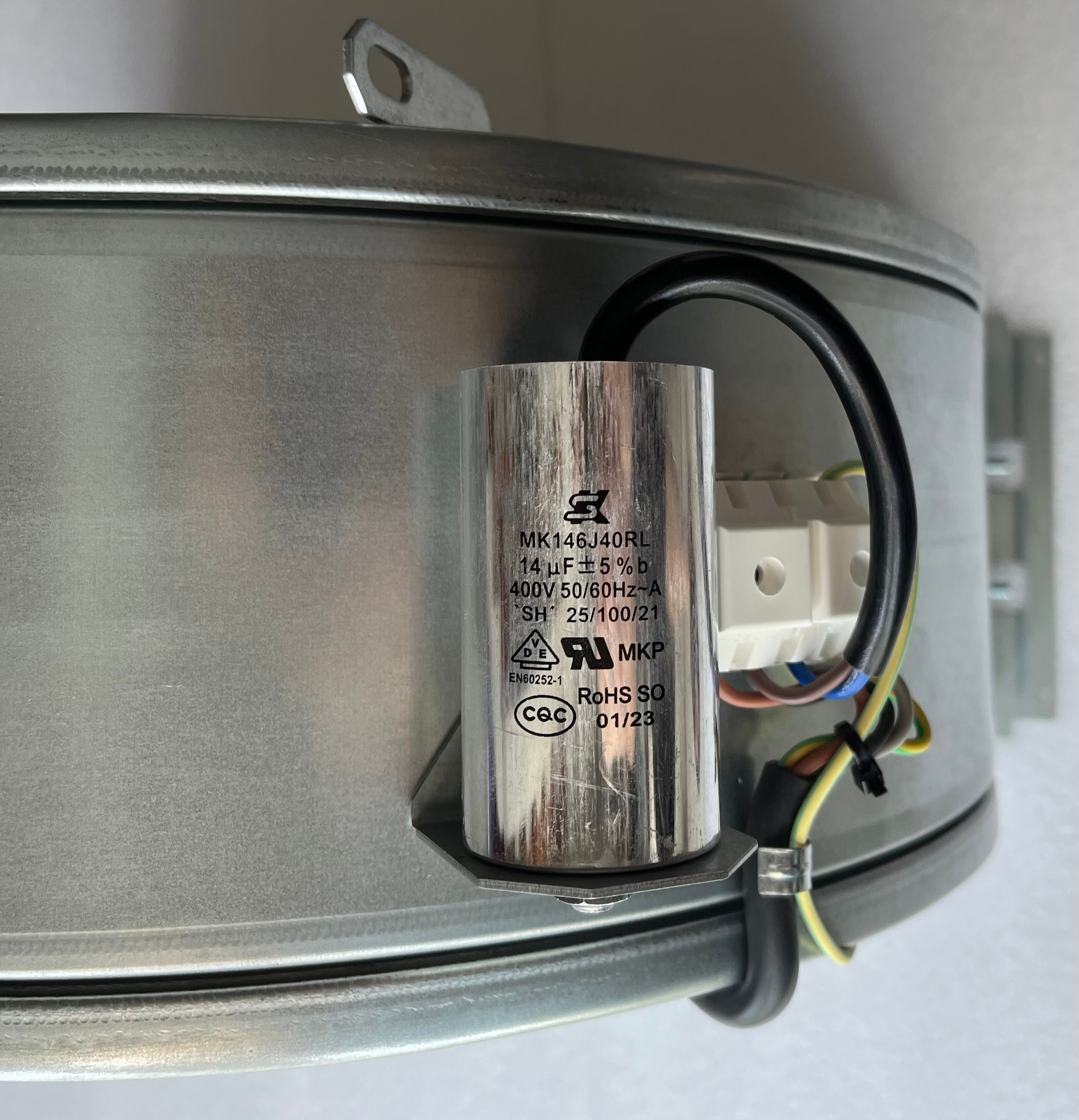 capacitor of RG28P-4EK.4I.1R ZIEHL-ABEGG centrifugal fan