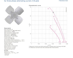datasheet of FB050-SDK.4C.V4L ZIEHL-ABEGG Axial Fan