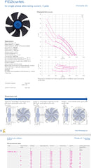 datasheet of FN025-4EK.W8.V7 ZIEHL-ABEGG Axial Fan