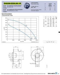 datasheet of RH63M-SDK.6K.1R ZIEHL-ABEGG centrifugal fan