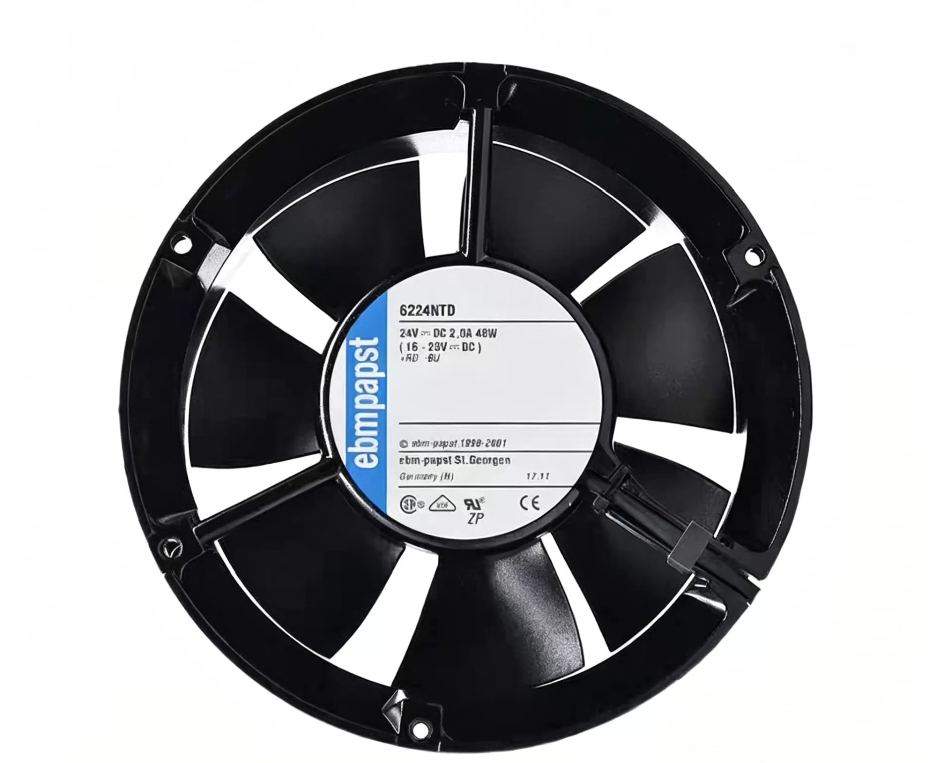 front view of 6224NTD ebm-papst Axial Fan