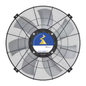 front view of FN071-ZIK.DG.V7P3 ZIEHL-ABEGG Axial Fan