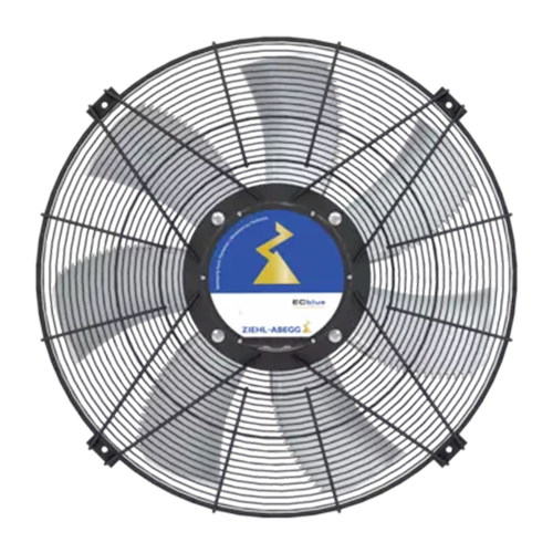 front view of FN071-ZIK.DG.V7P3 ZIEHL-ABEGG Axial Fan