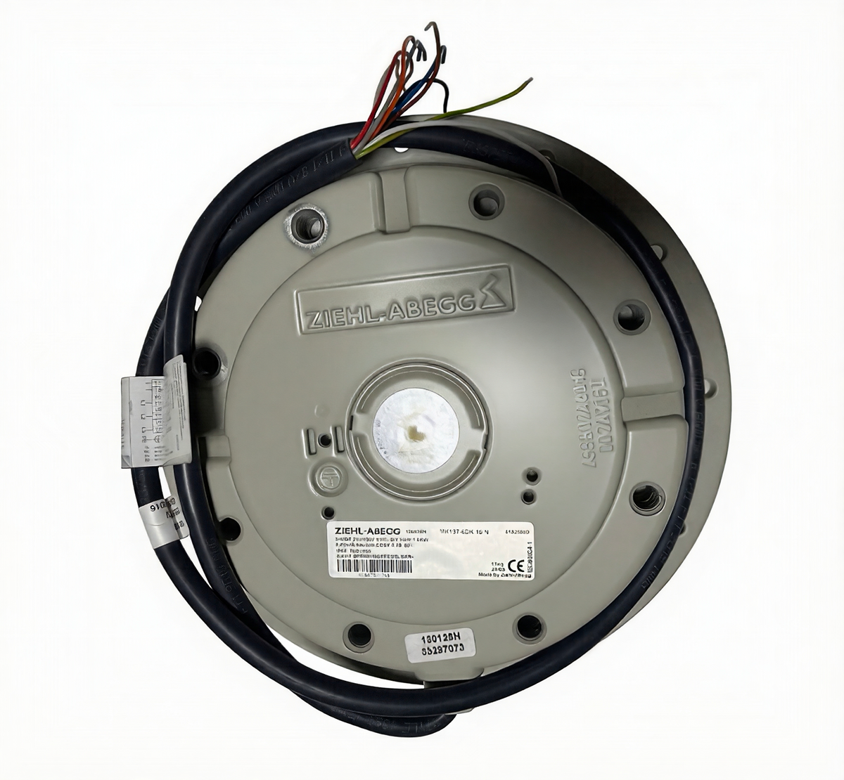 front view of MK137-6DK.15.N ZIEHL-ABEGG Centrifugal Motor Fan