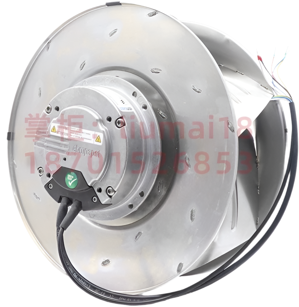 front view of R3G355-AN04-71 ebm-papst centrifugal fan