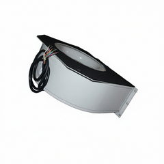 LEFT SIDE VIEW OF RE31P-4DK.6K.1L ZIEHL-ABEGG Centrifugal Fan