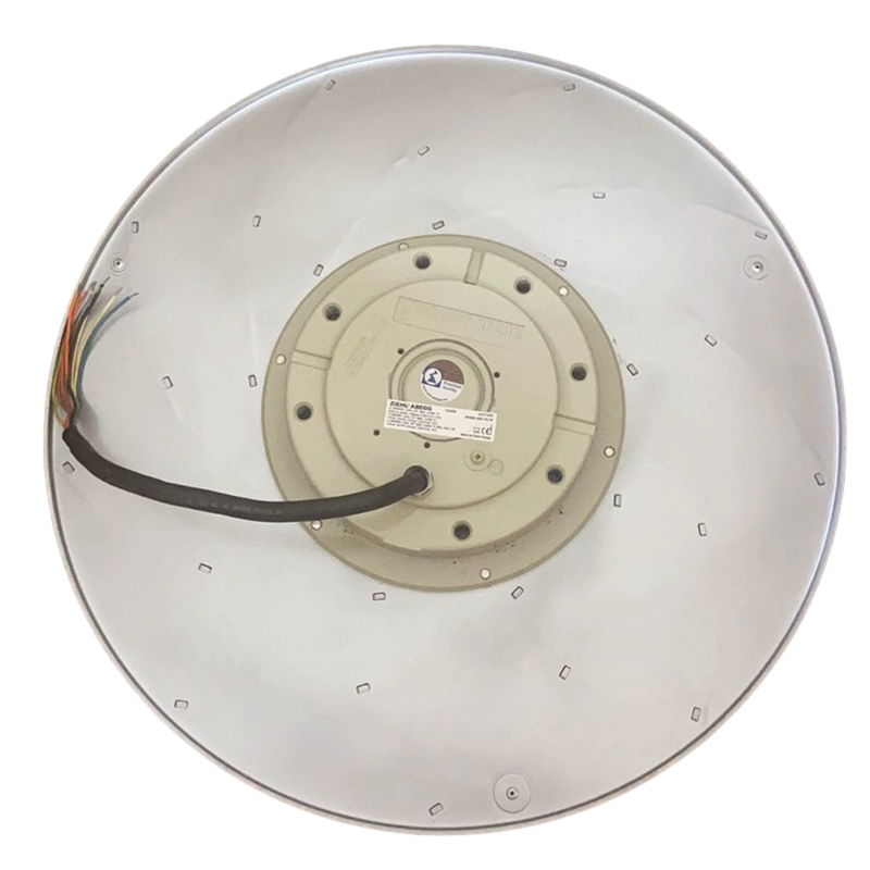 front view of RH56E-4DK.7Q.1R 153296 ZIEHL-ABEGG centrifugal fan