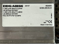 label of QK08A-2EM.50.CH ZIEHL-ABEGG Crossflow fan