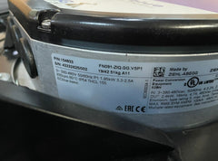 lable of FN091-ZIQ.GG.V5P1  ZIEHL-ABEGG Axial Fan