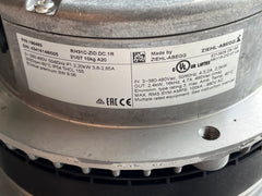 lable of RH31C-ZID.DC.1R  ZIEHL-ABEGG centrifugal fan