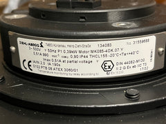 lable of RH31M-4DK.2Y.1R  ZIEHL-ABEGG centrifugal fan