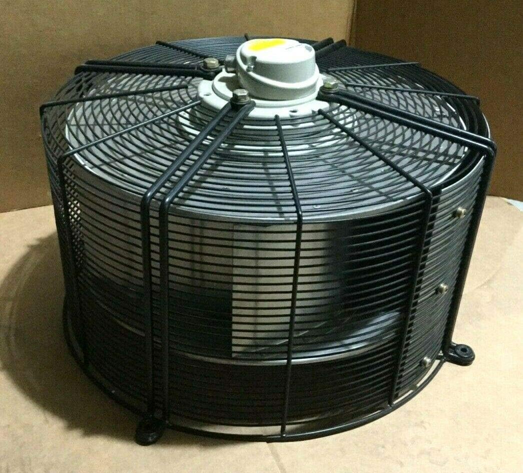 left side view of RH50M-4DT.6K.1R ZIEHL-ABEGG centrifugal fan