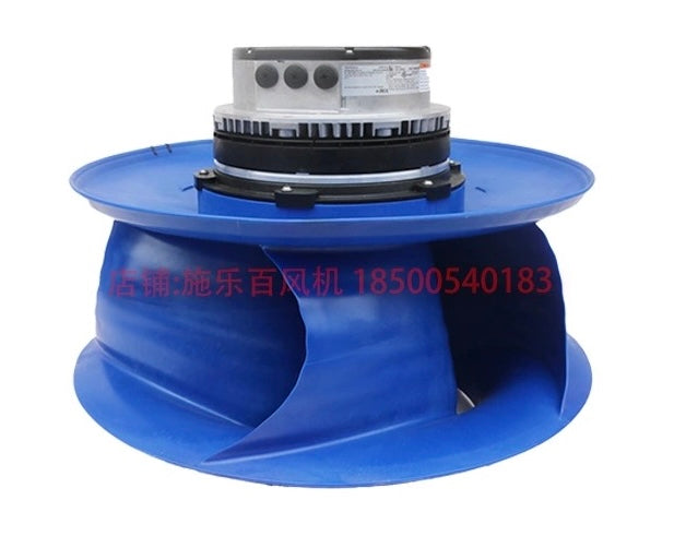left side view of RH56I-ZID.GG.CR ZIEHL-ABEGG centrifugal fan
